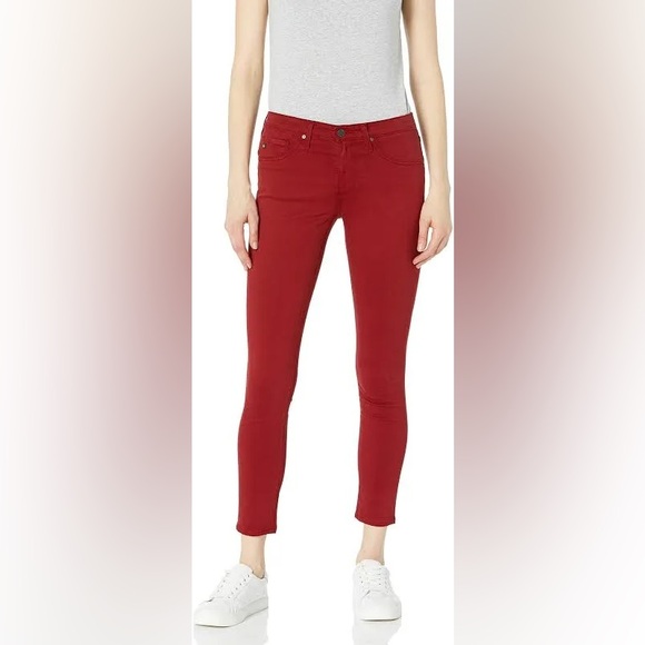 NWT! AG • Adriano Goldschmied • Legging Ankle • Rich Scarlet • 31 • Retail $178 - Picture 4 of 16